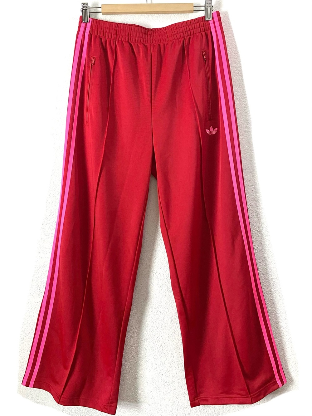 adidas Originals Women’s Firebird Loose Track Jacket Wide Leg Pant Tracksuit Set - Picture 10 of 16
